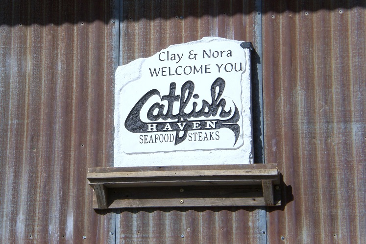 Catfish Haven Sign Board